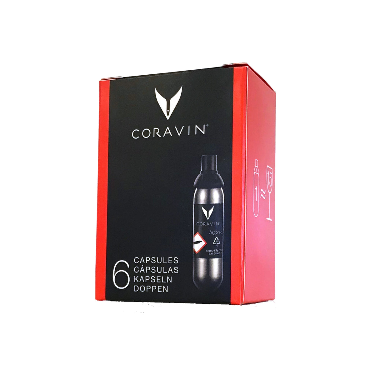 CORAVIN PURE CAPSULES 6 Pack コラヴァン Coravin Pure Capsules 6 Pack | drinkstore.ie