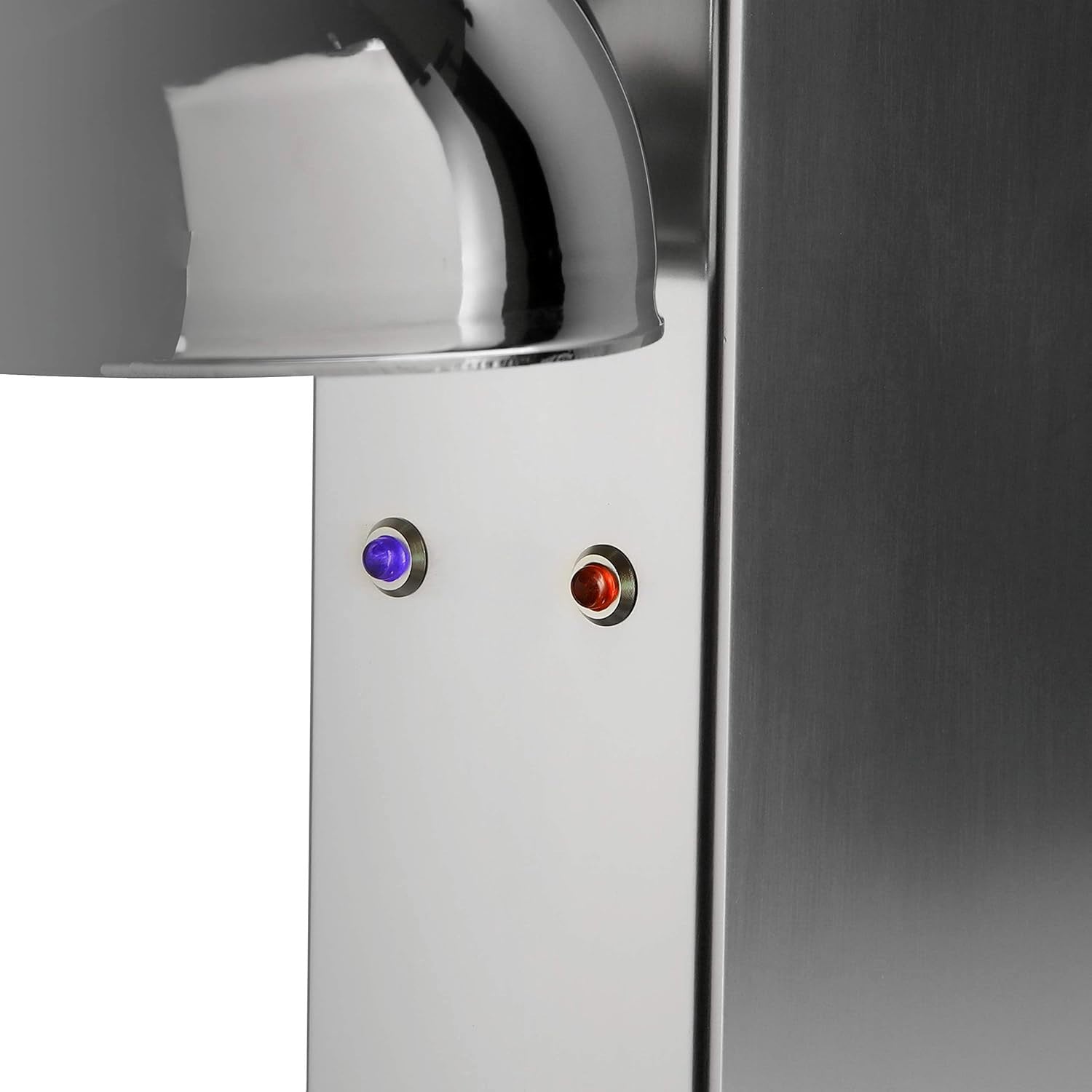 Escarchador de copas Frosterglass NS Cavanova, vista lateral del equipo de acero inoxidable.