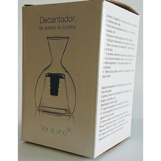 Decantador de Gollete Ver el Vino Caja Blanca ESP 502-N