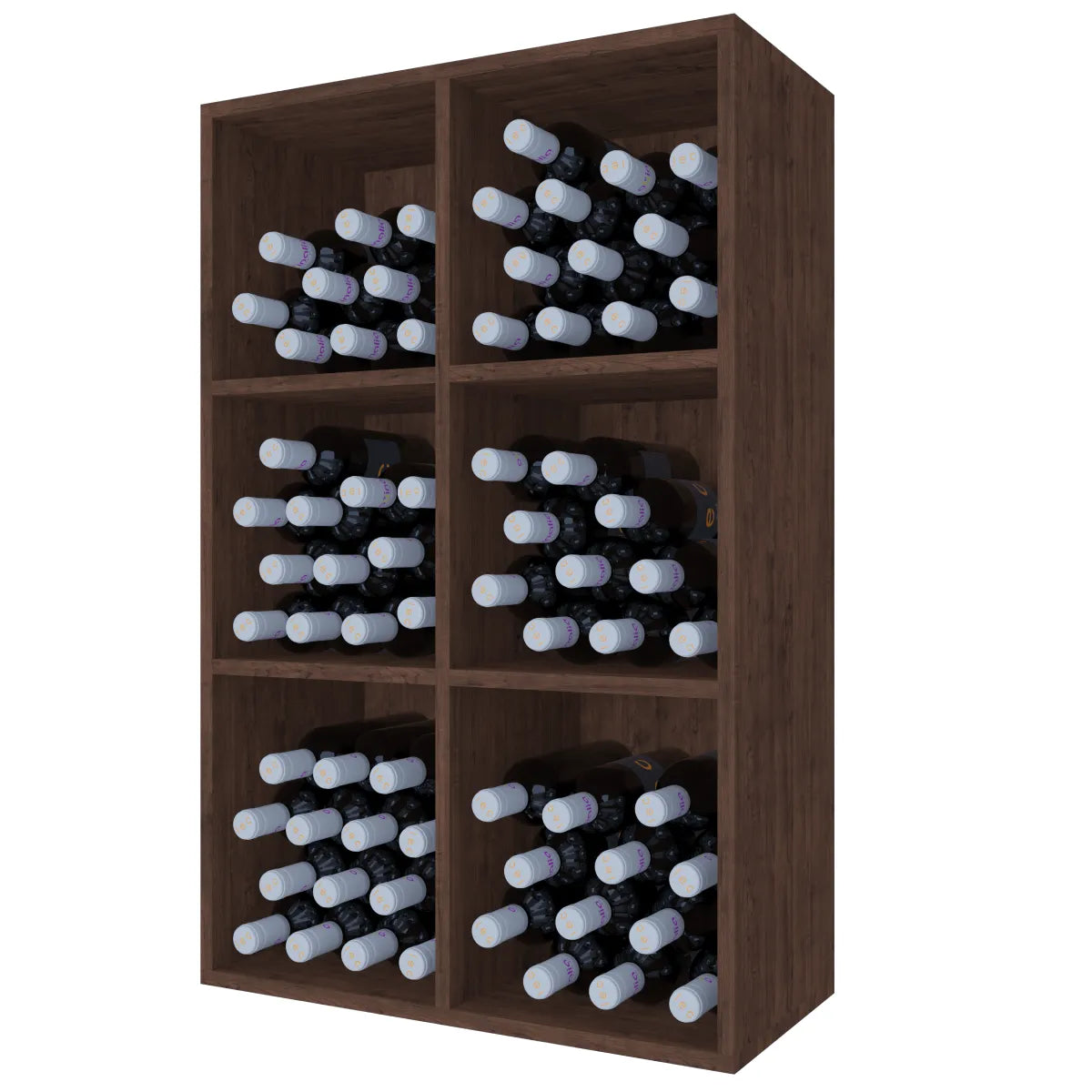 Wine rack for 90 bottles Expovinalia Corullón Godello 2526 — Dark pine — HX2526