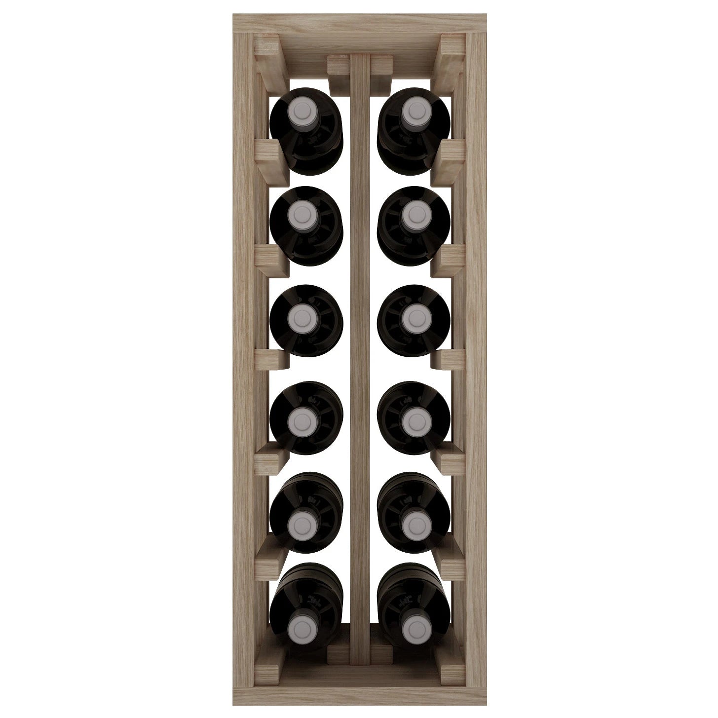 Botellero de madera de roble para 12 botellas, Godello ER2010