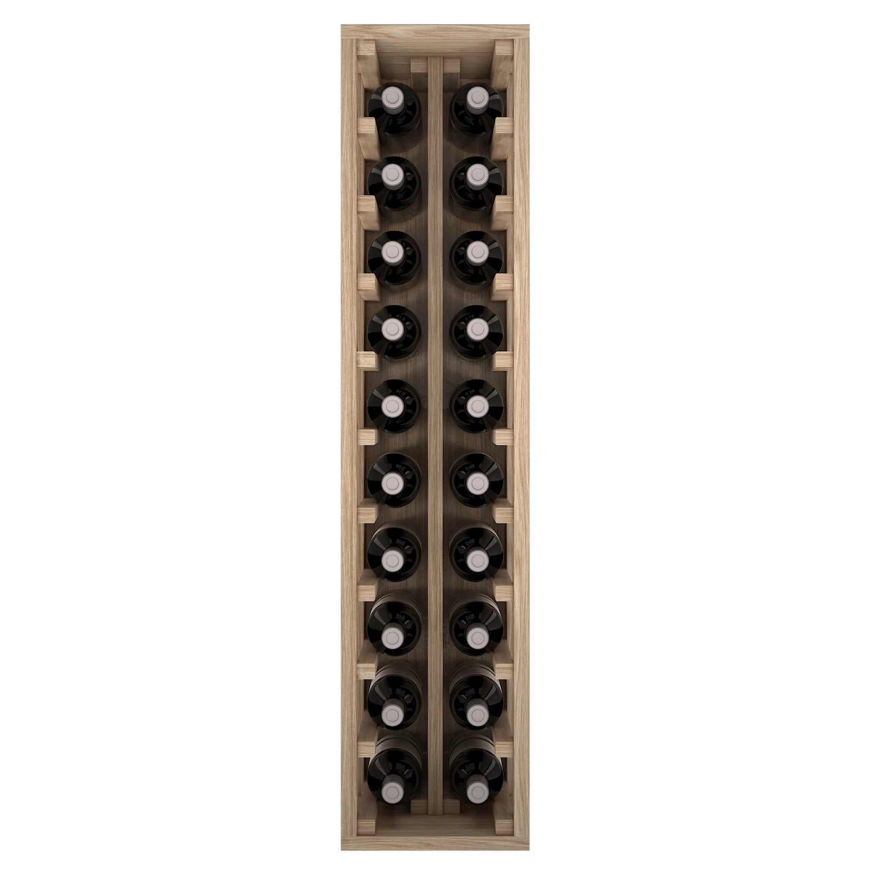 Botellero de madera de roble para 20 botellas, Godello ER2032