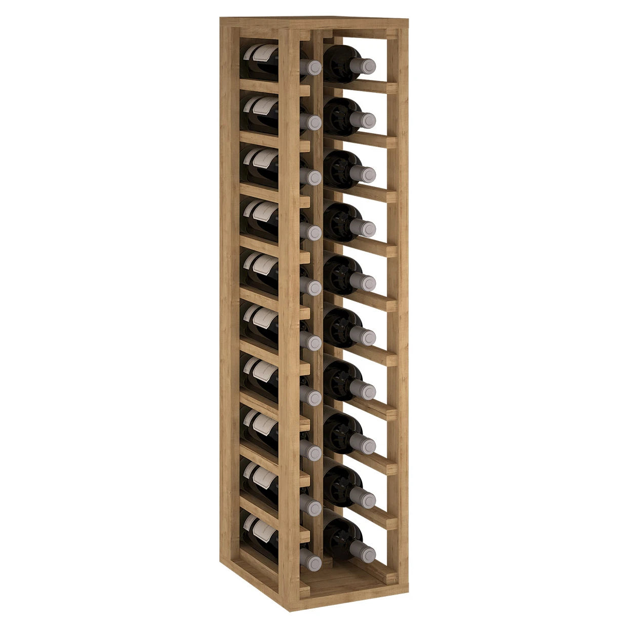 Botellero de madera de pino para 20 botellas, Godello EX2032