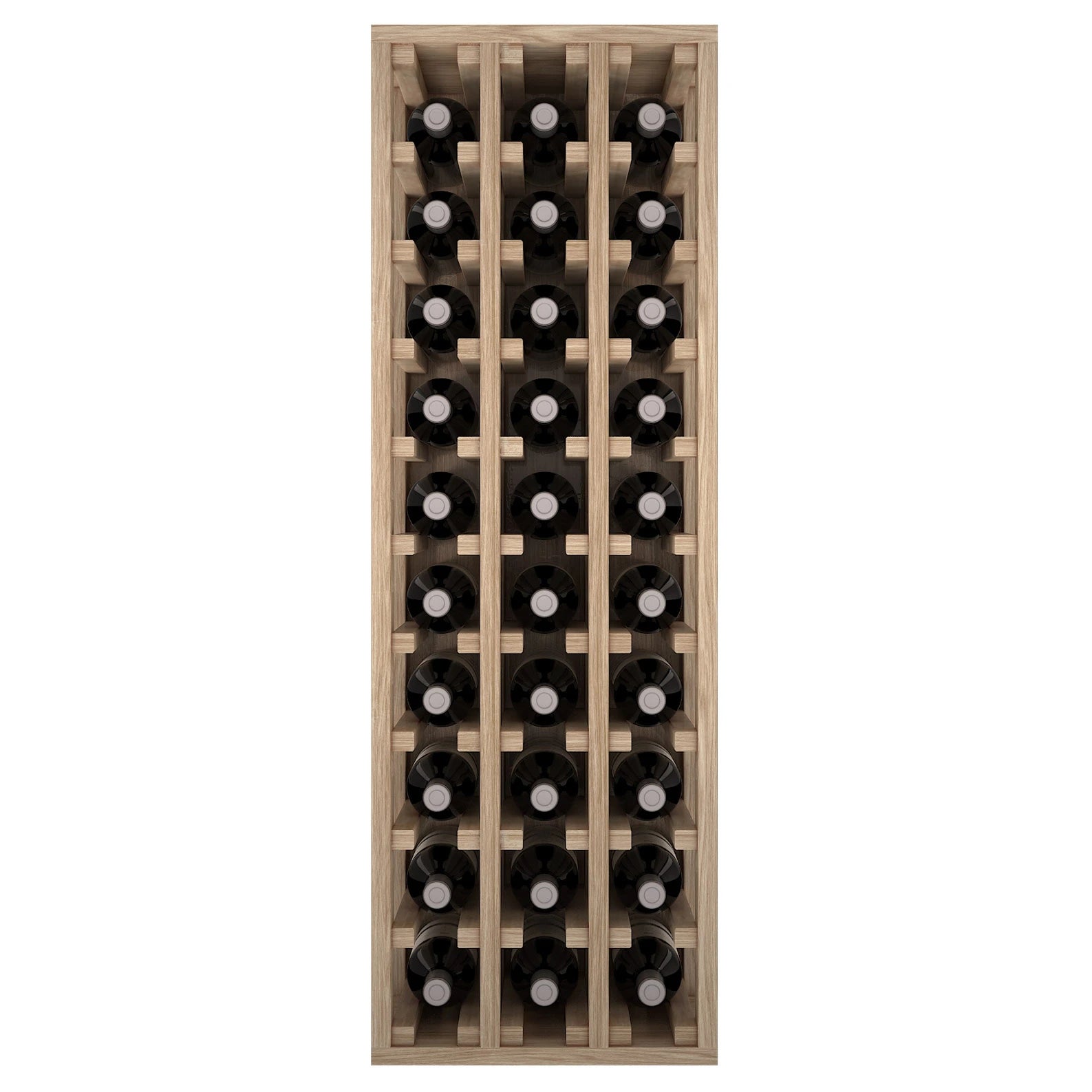 Botellero de madera de roble para 30 botellas, Godello ER2033