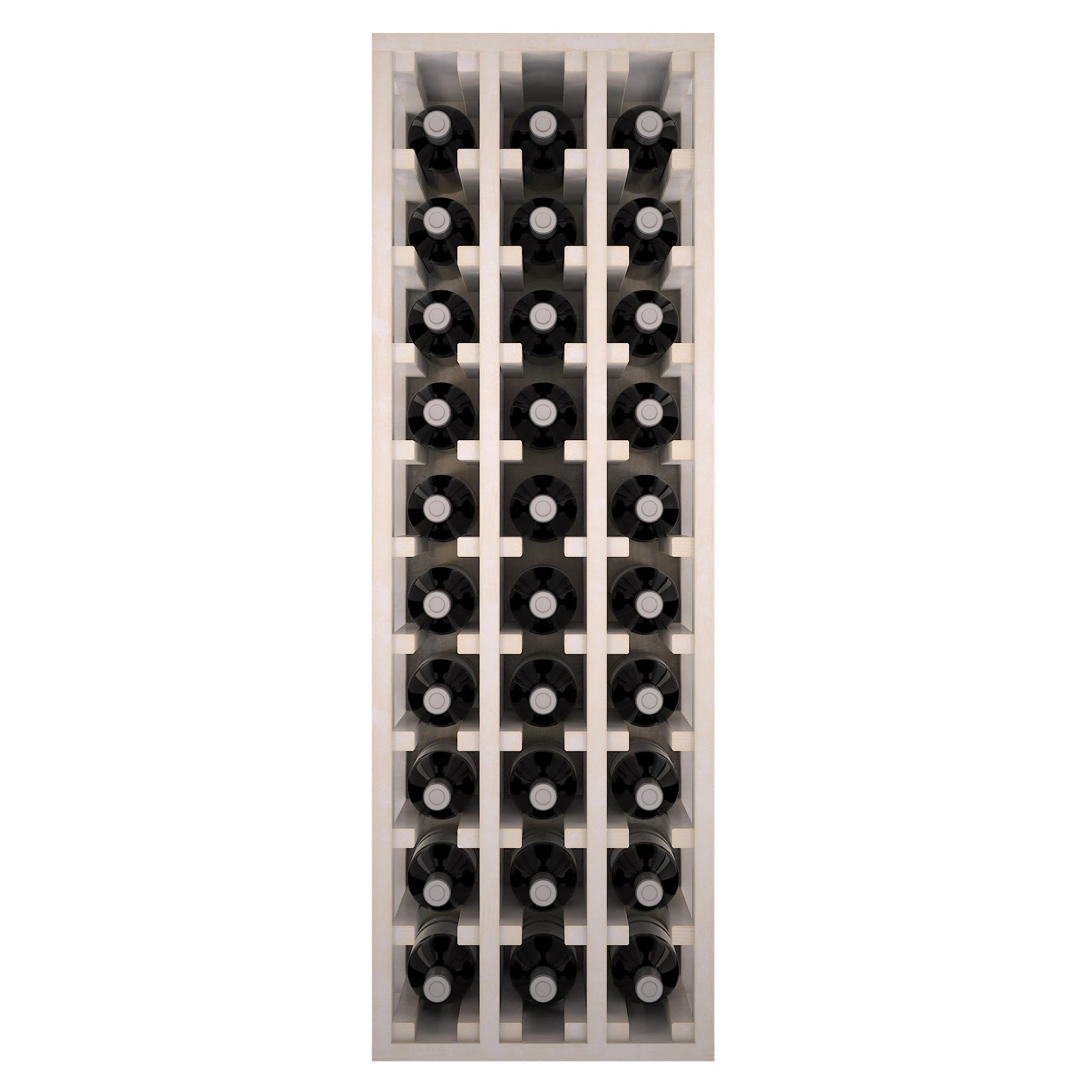 Botellero de madera de pino para 30 botellas, Godello EW2033