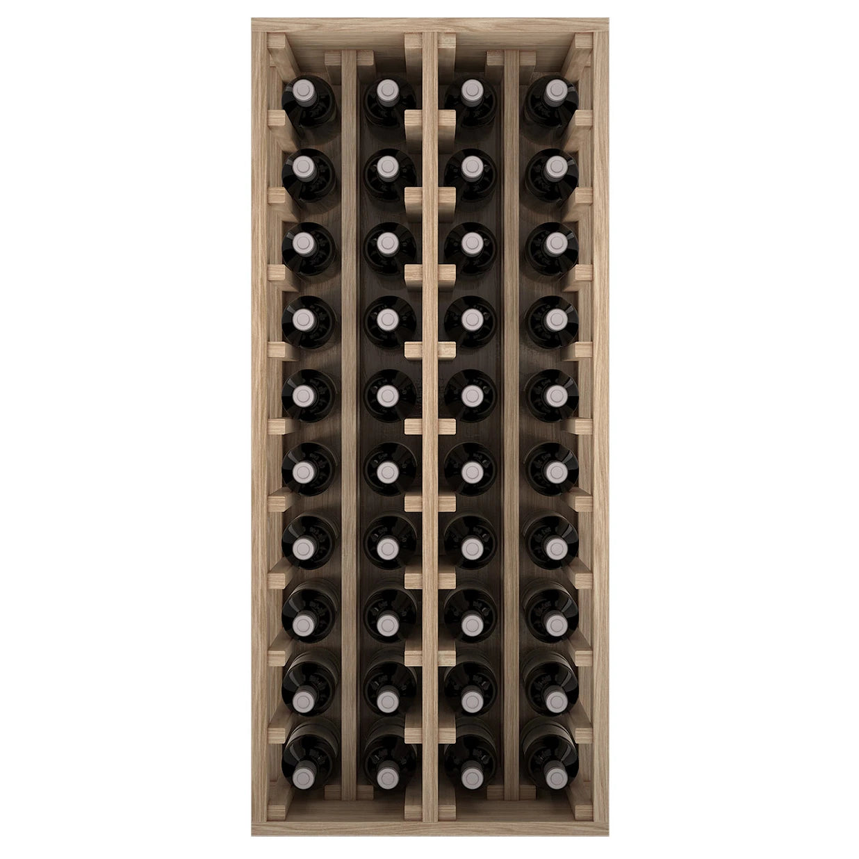 Botellero de madera de roble para 40 botellas, Godello ER2034