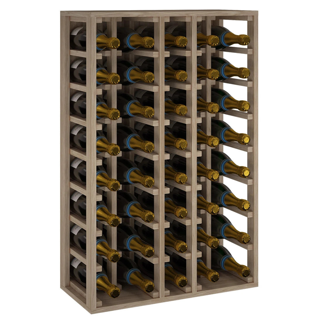 Oak wood wine rack for 40 Magnum champagne bottles, Godello ER2062