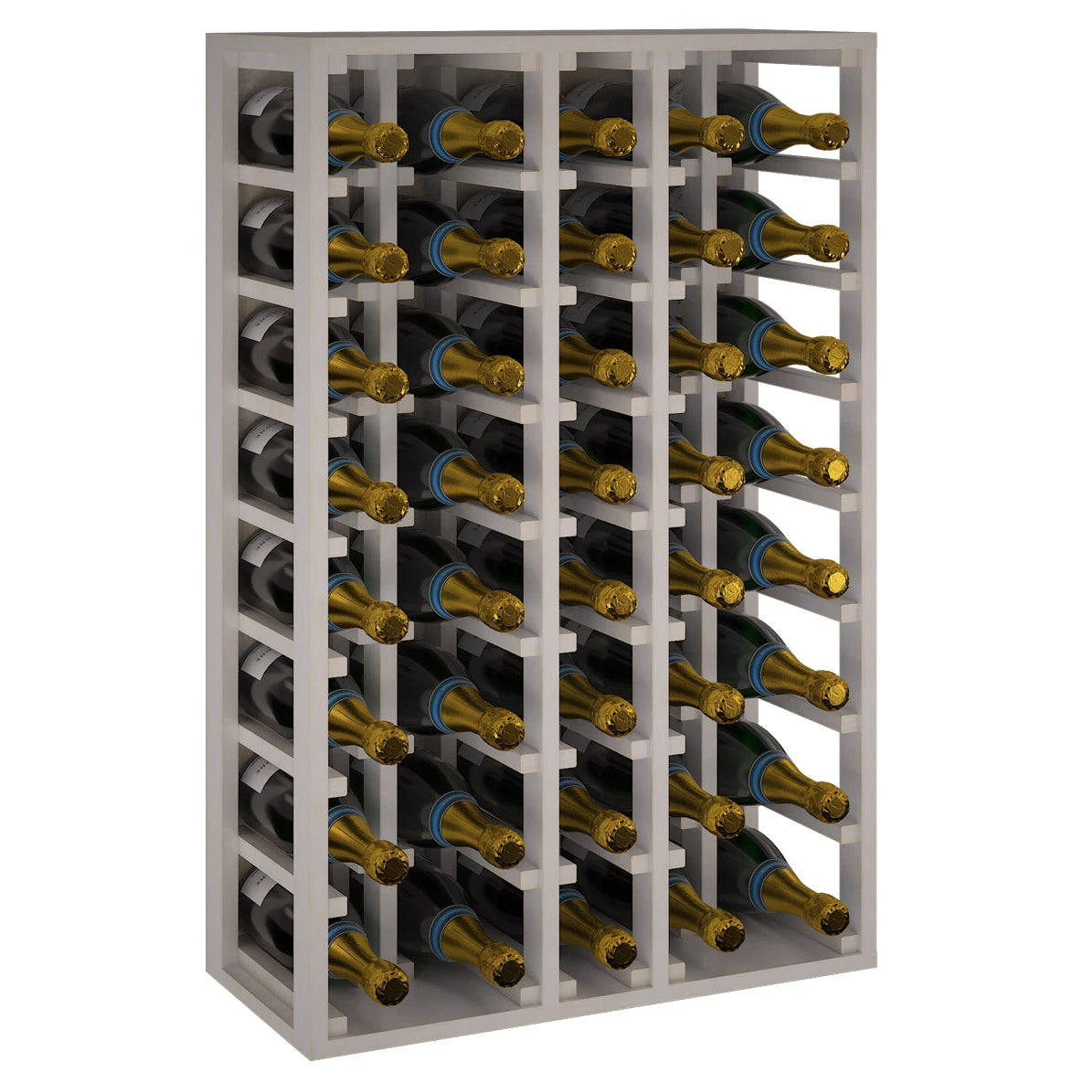 Botellero de madera de pino para 40 botellas champagne Mágnum, Godello EW2062