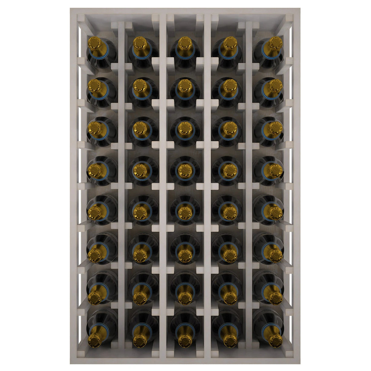 Botellero de madera de pino para 40 botellas champagne Mágnum, Godello EW2062