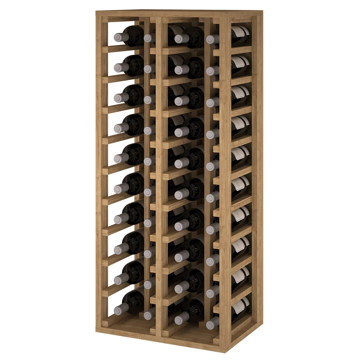 Botellero de madera de pino para 40 botellas, Godello EX2034