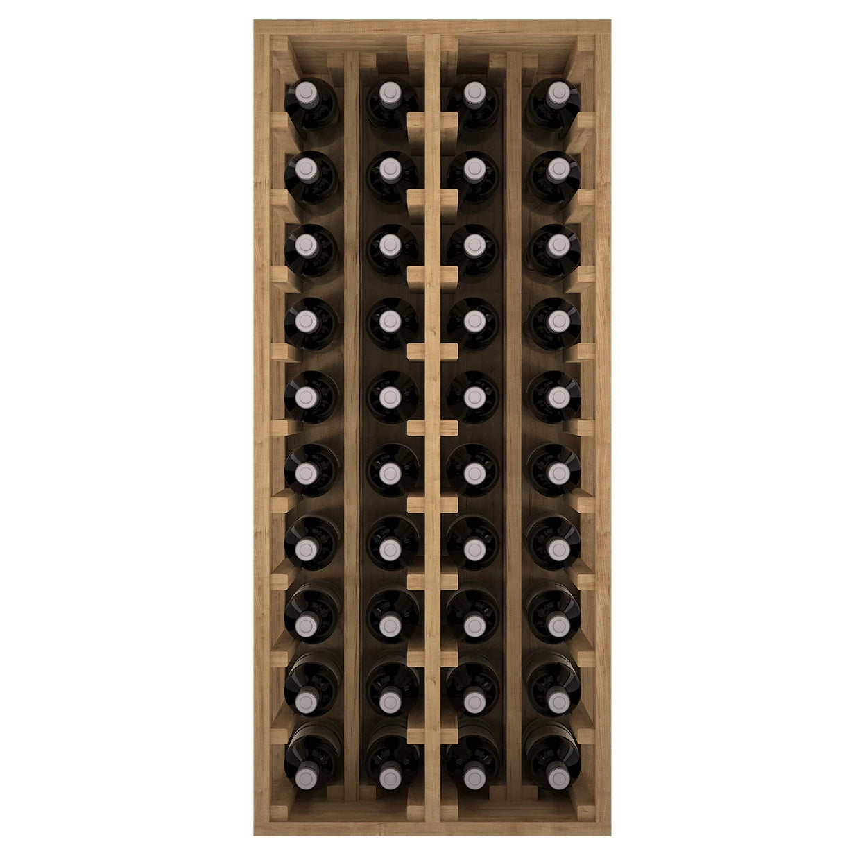 Botellero de madera de pino para 40 botellas, Godello EX2034