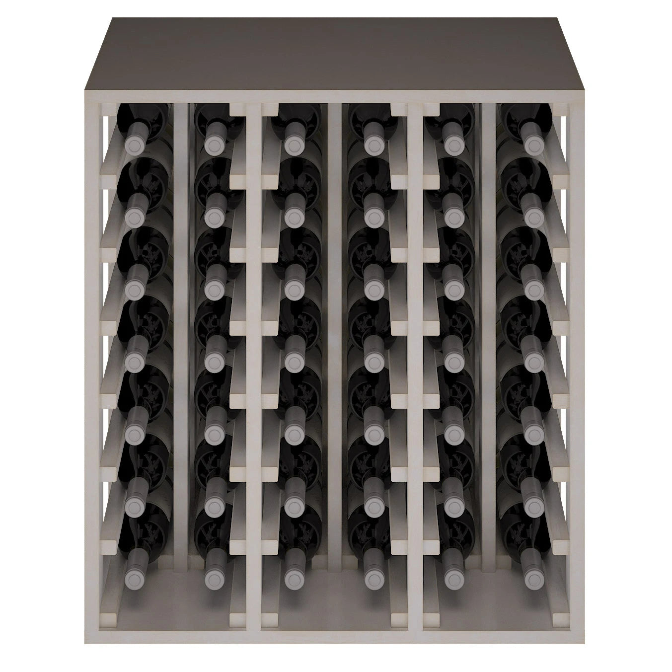 Botellero de madera de pino para 42 botellas, Godello EW2061