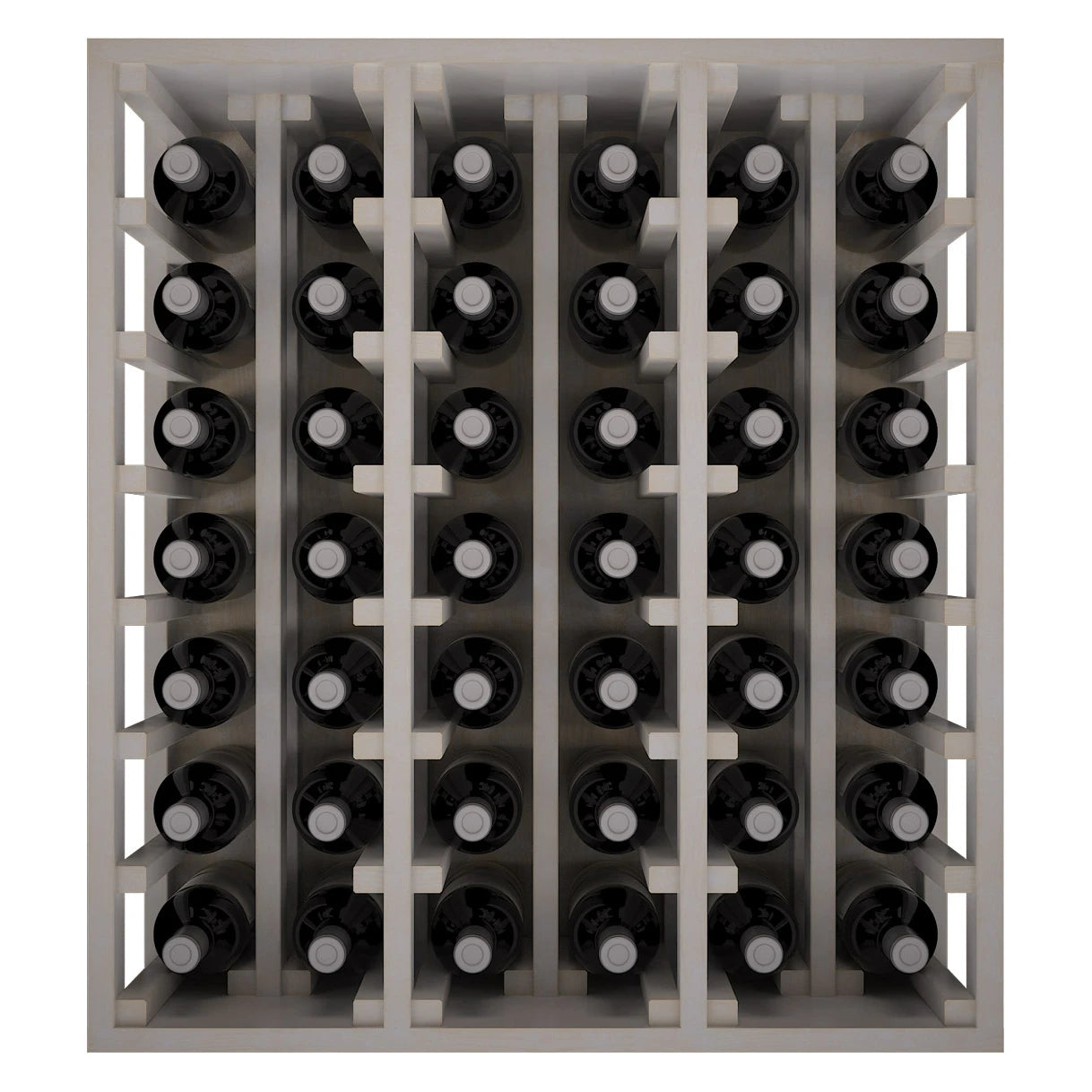 Pine wood wine rack for 42 bottles, Godello EW2061