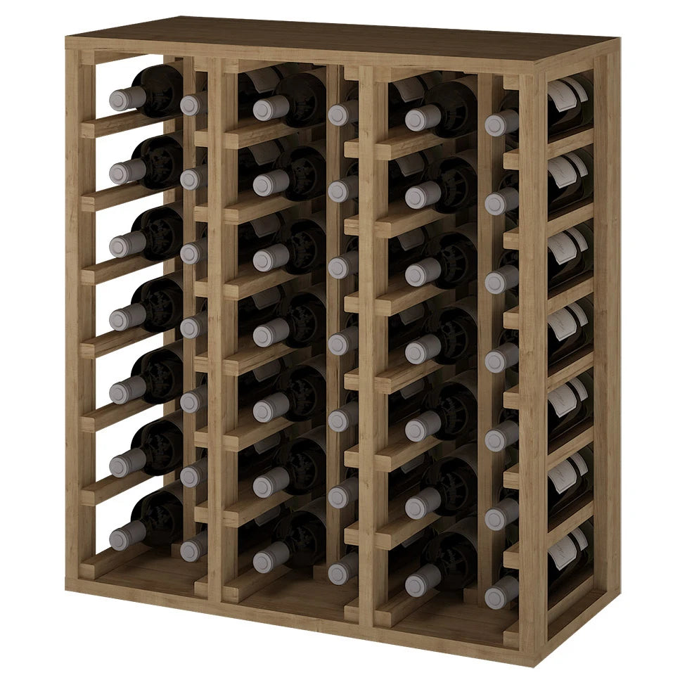 Pine wood wine rack for 42 bottles, Godello EX2061