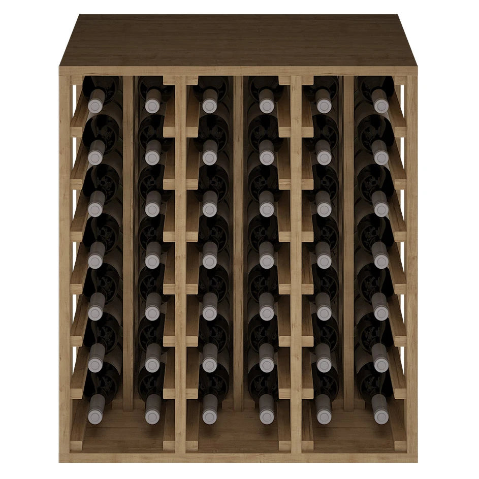 Pine wood wine rack for 42 bottles, Godello EX2061