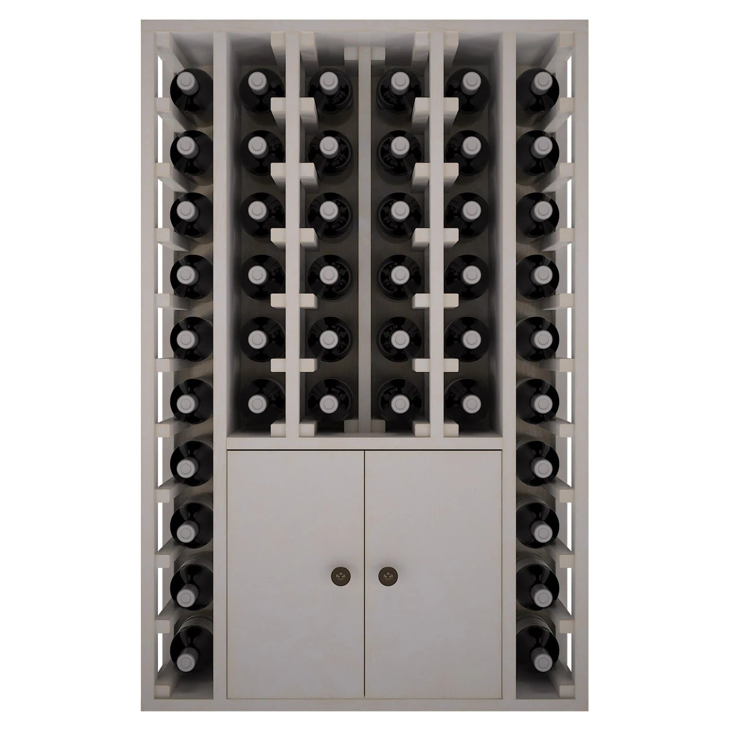 Pine wood wine rack for 46 bottles, Godello EW2516