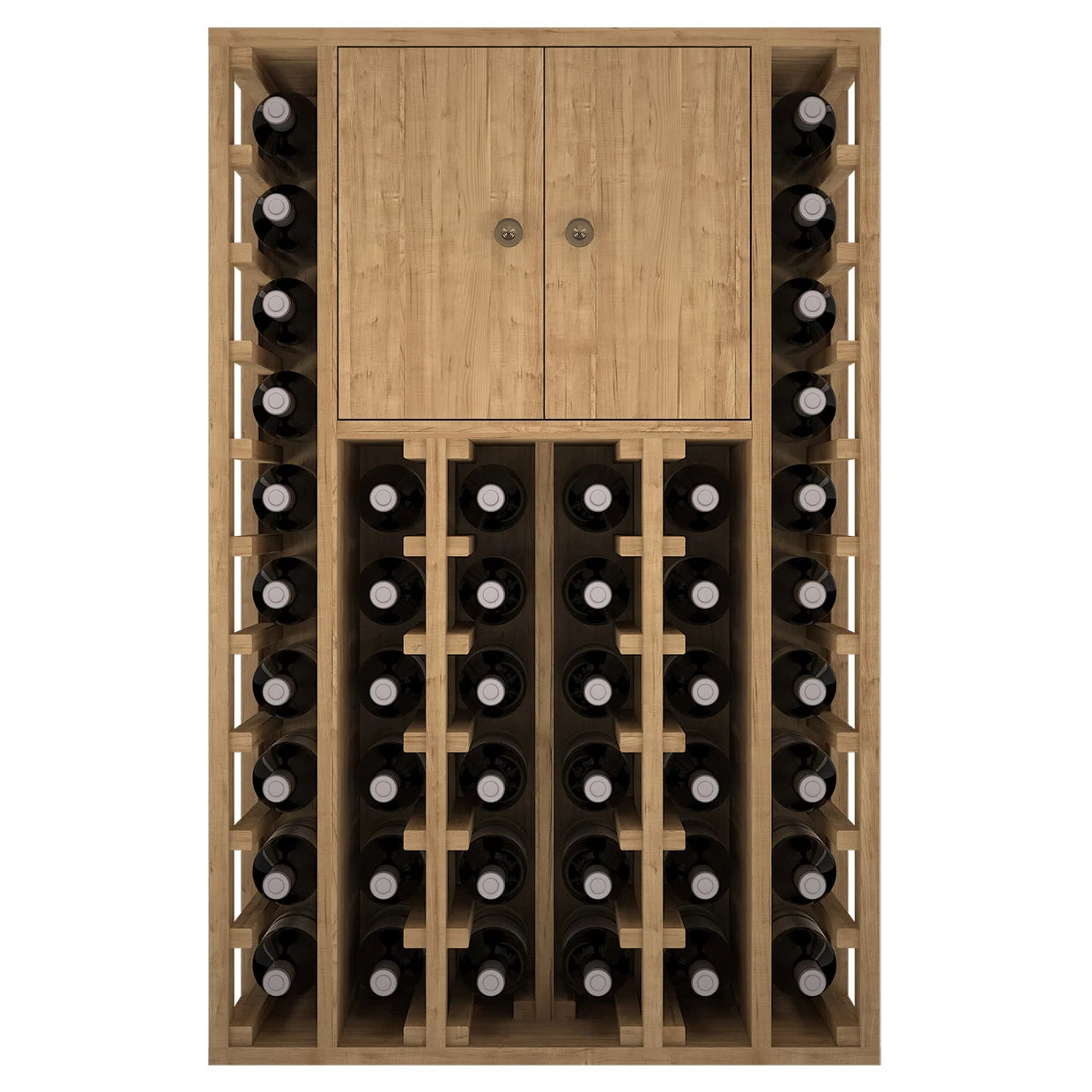 Botellero de madera de pino para 46 botellas, Godello EX2515