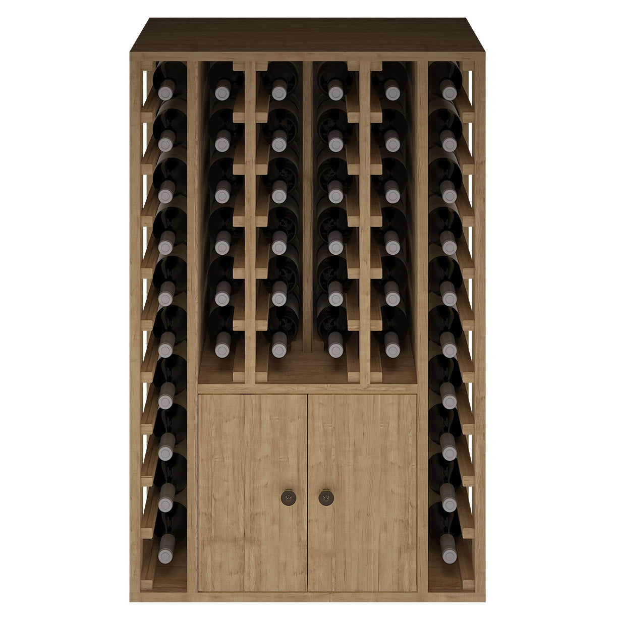 Botellero de madera de pino para 46 botellas, Godello EX2516