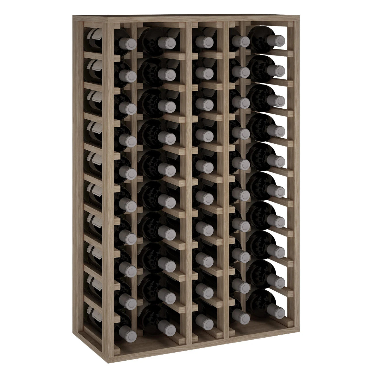 Oak wood wine rack for 50 Magnum bottles, Godello ER2066
