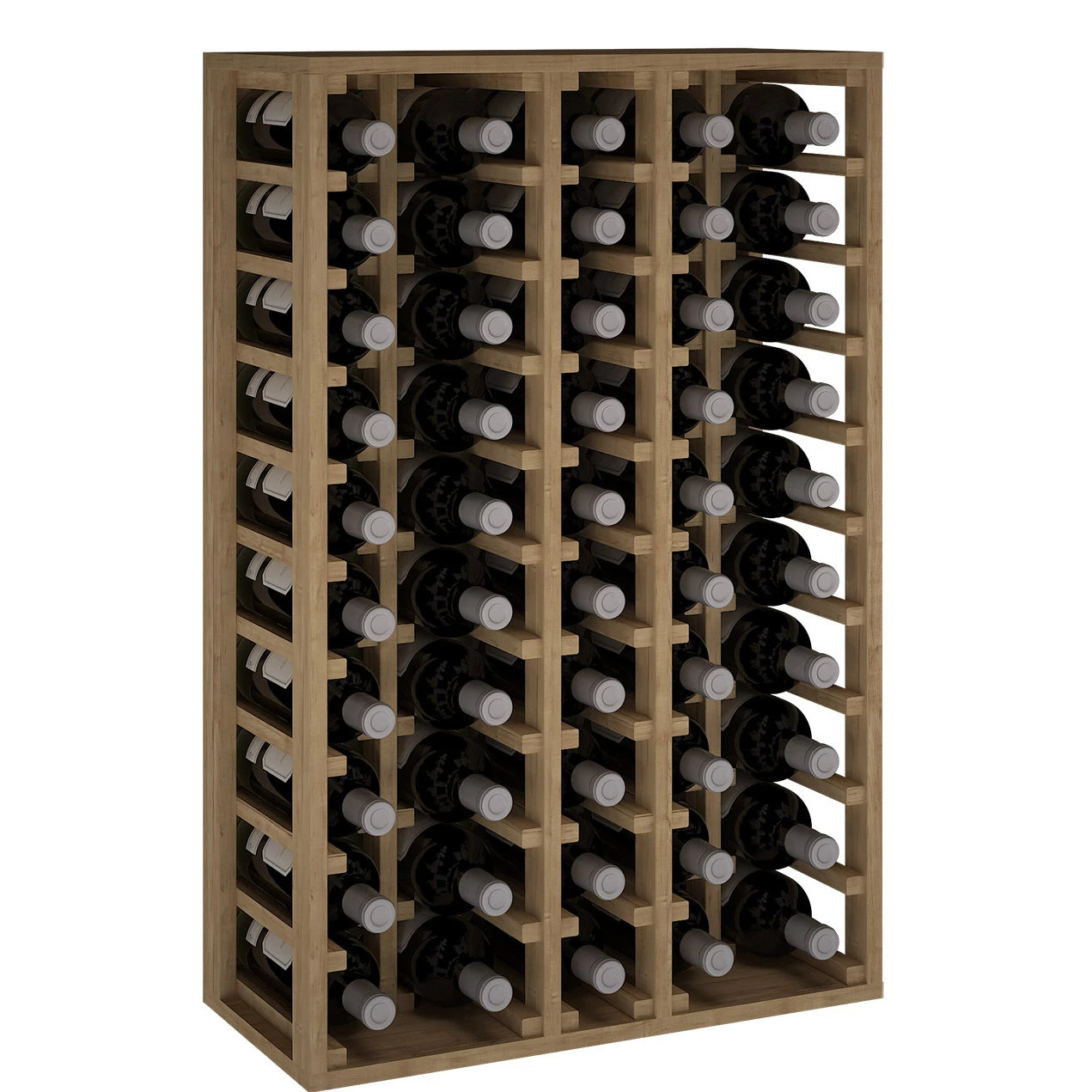 Botellero de madera de pino para 50 botellas Mágnum, Godello EX2066