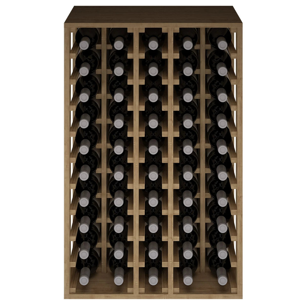 Pine wood wine rack for 50 Magnum bottles, Godello EX2066