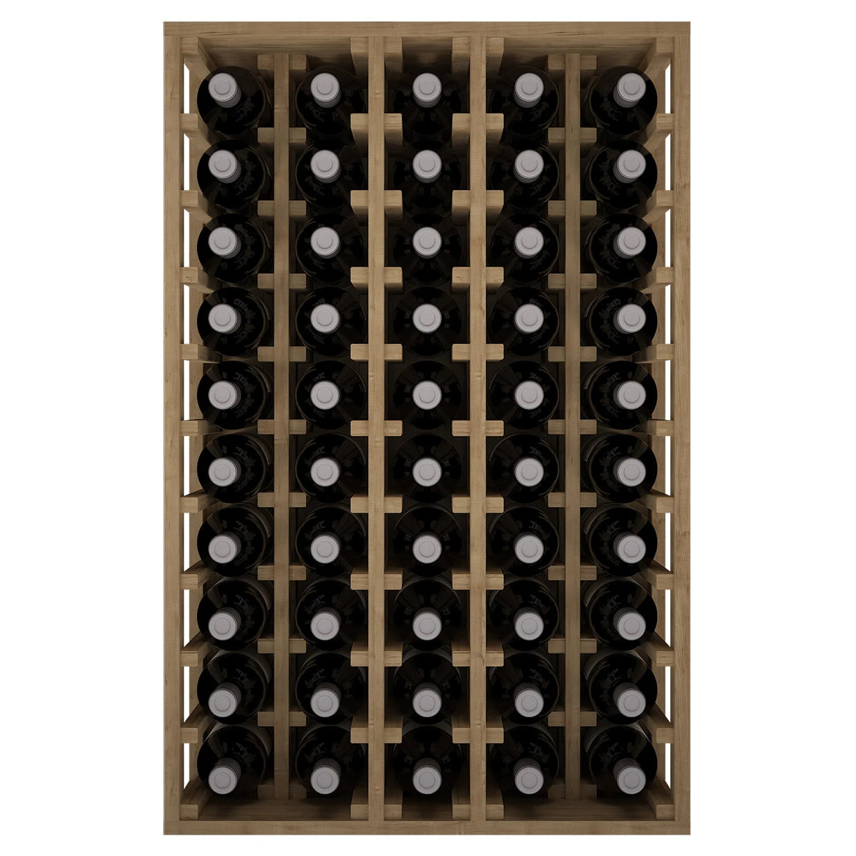 Botellero de madera de pino para 50 botellas Mágnum, Godello EX2066