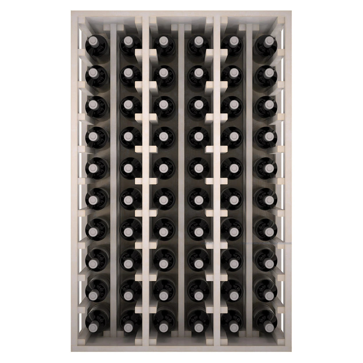 Botellero de madera de pino para 60 botellas, Godello EW2060