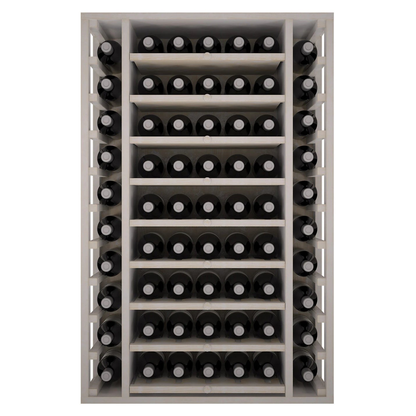 Pine wood wine rack for 65 bottles, Godello EW2540