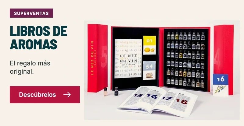 Libros de aromas Le Nez du Vin. El regalo más original. Descúbrelos.