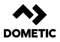 Logo de la marca Dometic para vinotecas