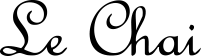 Logo de la marca Le Chai para vinotecas