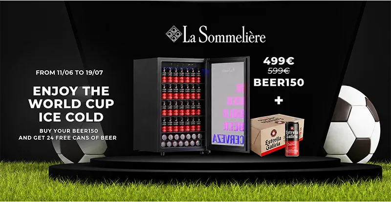 Free accessories with the purchase of selected wine coolers.