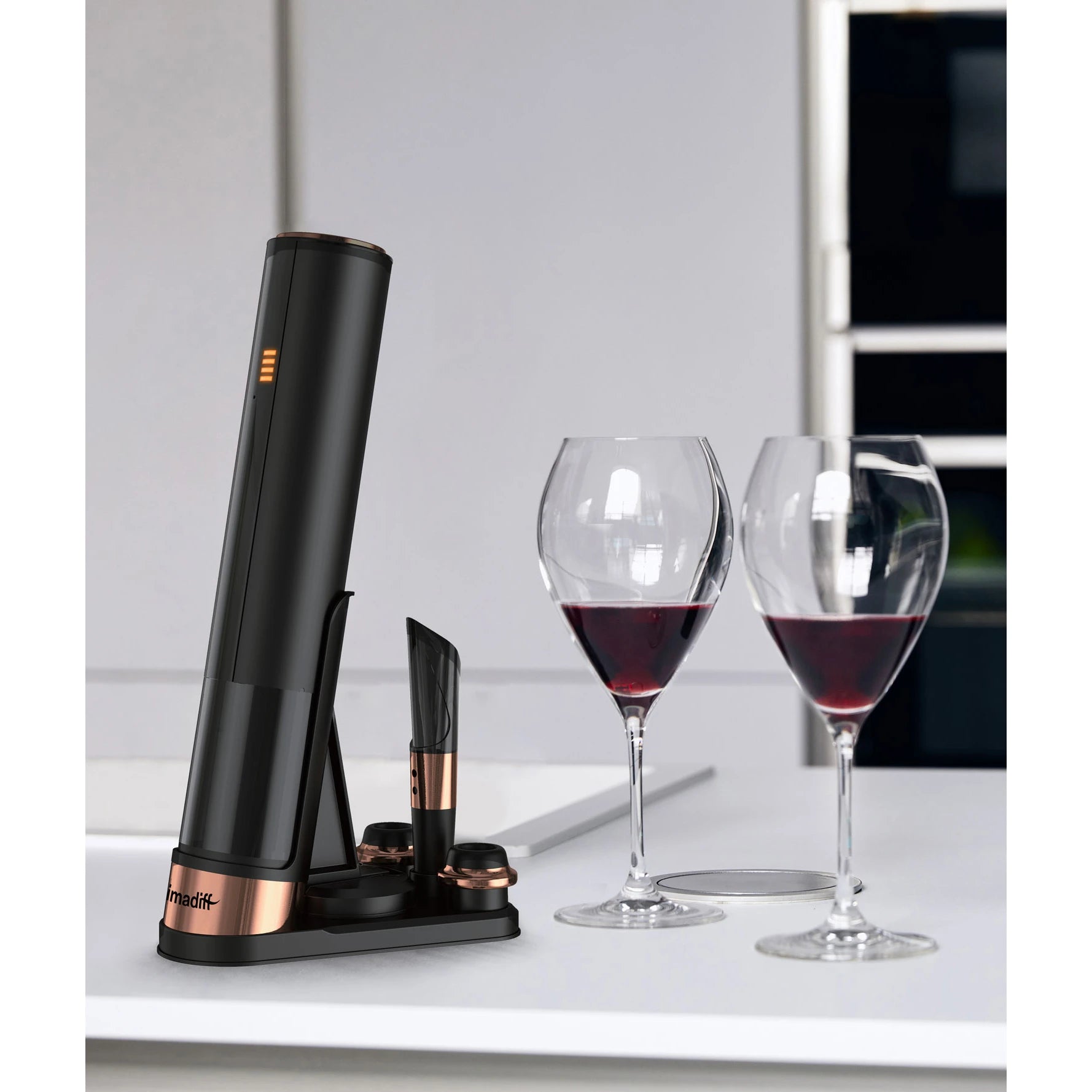 Rechargeable Electric Corkscrew Smart 4-in-1 Climadiff TBEVOLUTION
