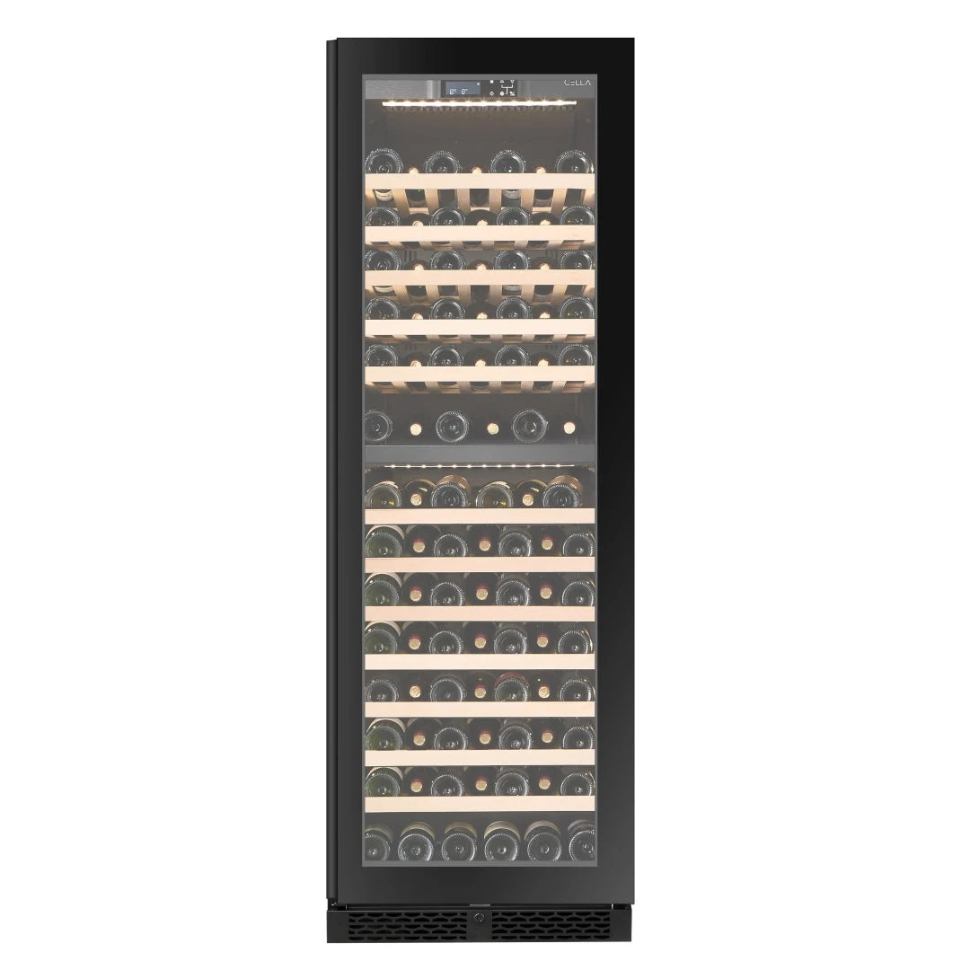 Vinoteca 101 botellas CELLA FWS93D Black doble zona