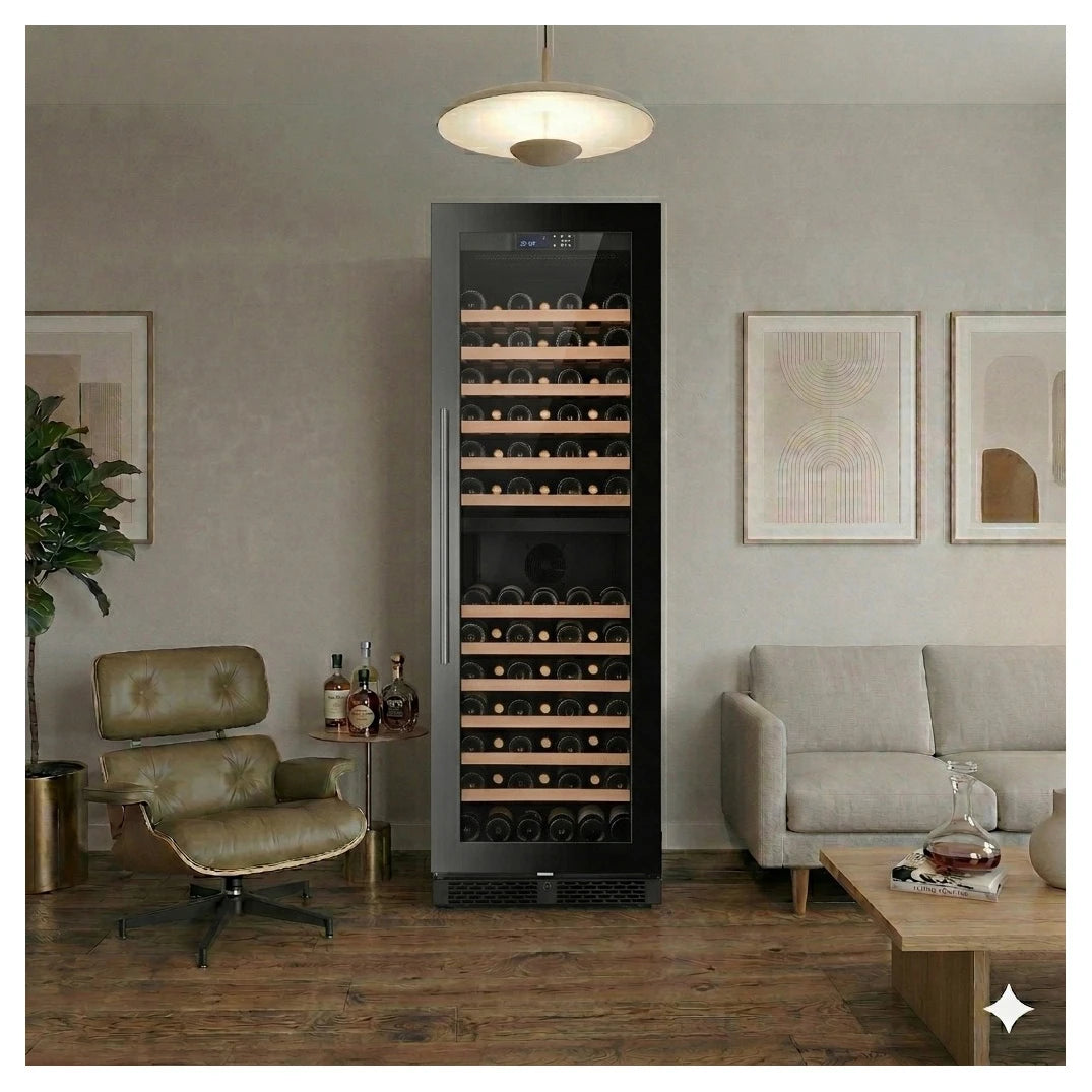 Wine Cooler 101 bottles ClimaVin Noir169 Dual-zone