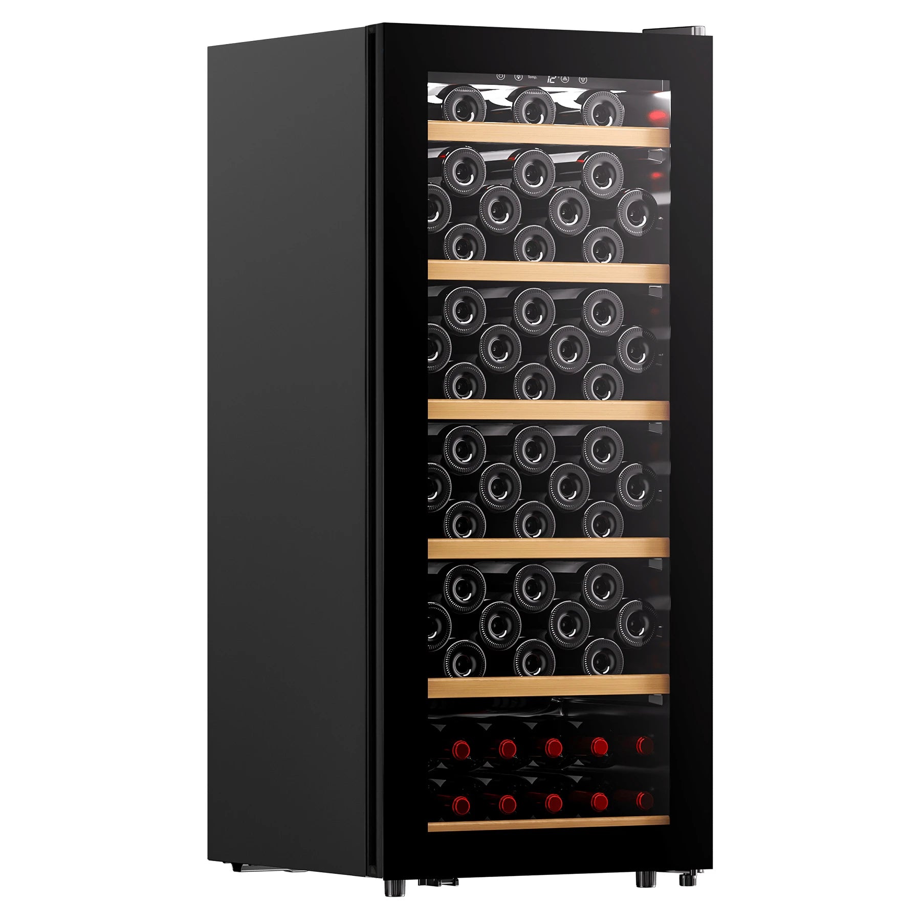 Vinoteca La Réserve RWC1102FN1 de 102 botellas con puerta de cristal negro, imagen de producto