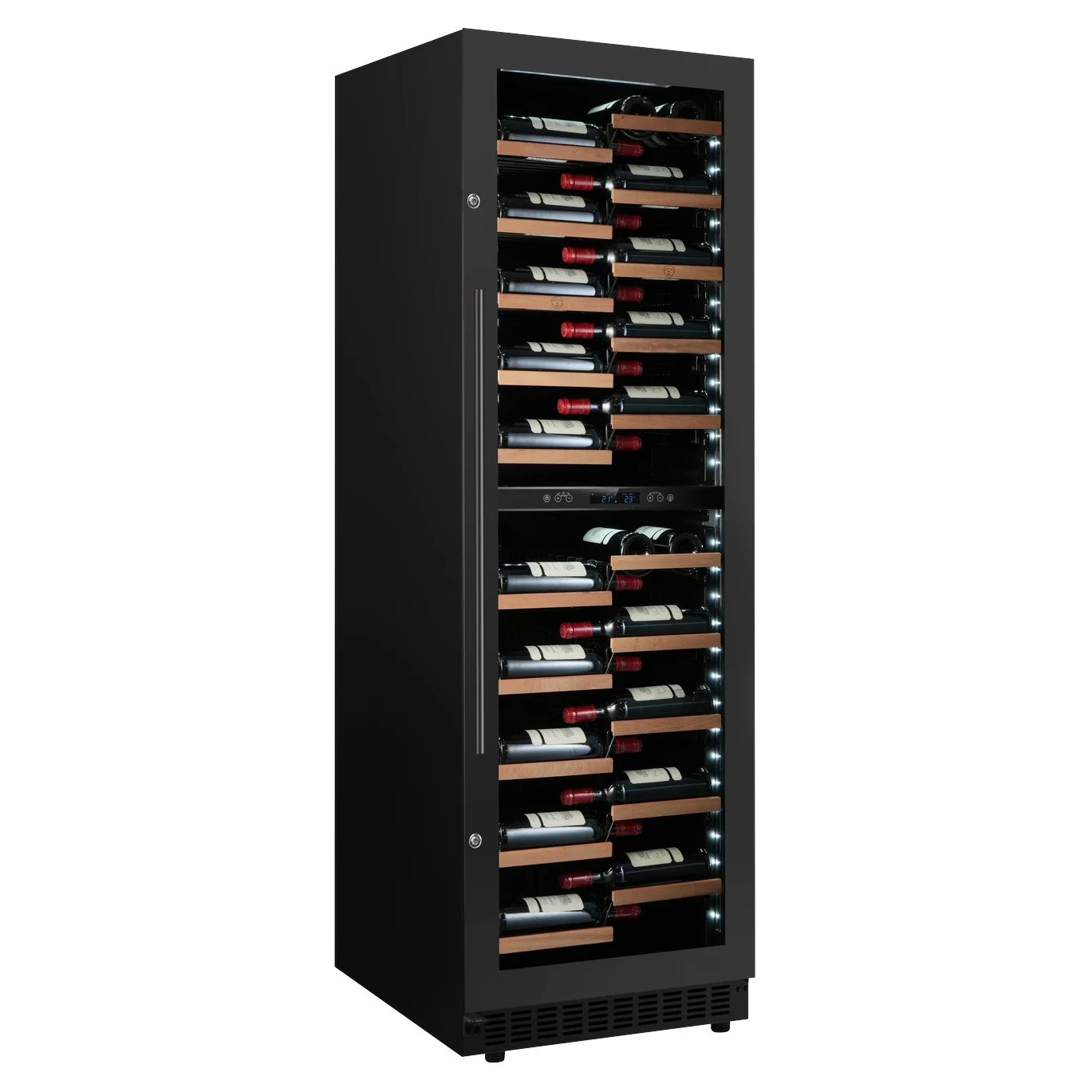 Vinoteca Nestor M Wine NWBP2120GN1 de 108 botellas con puerta de cristal negro