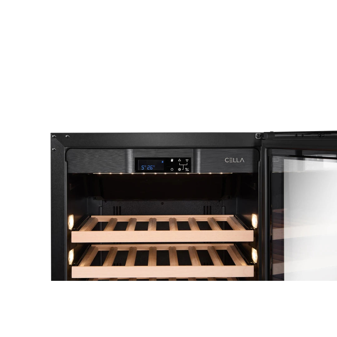 Vinoteca 110 botellas CELLA FWS122S Black