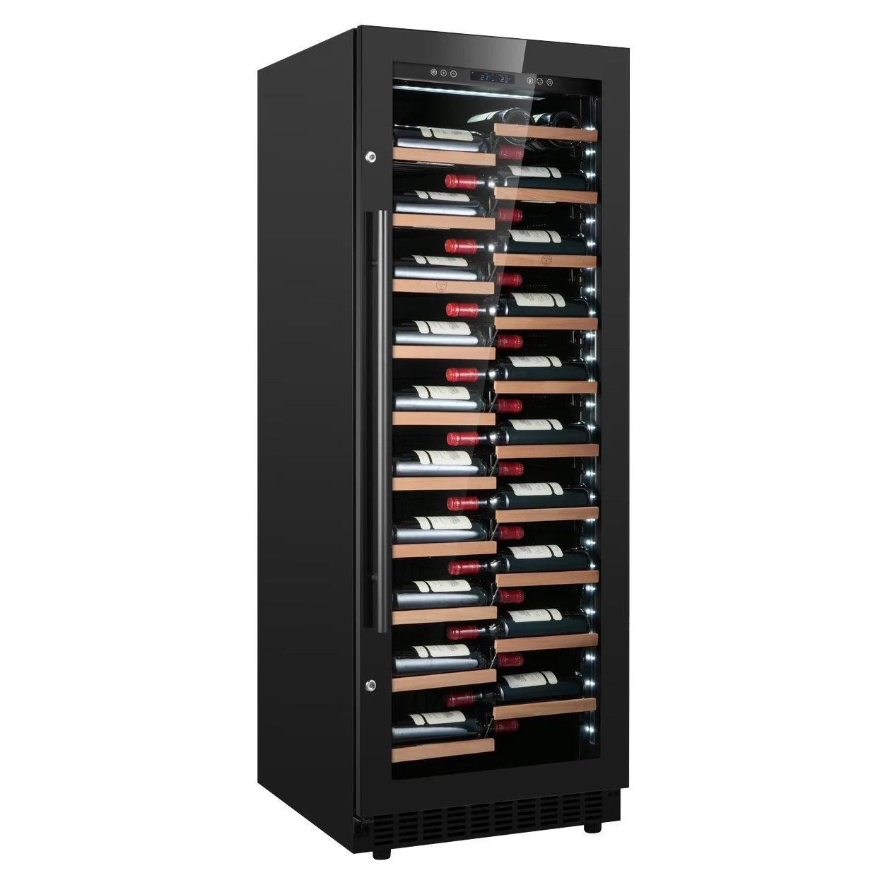 Vinoteca Nestor M Wine NWBP1116GN1 de 116 botellas con puerta de cristal negro