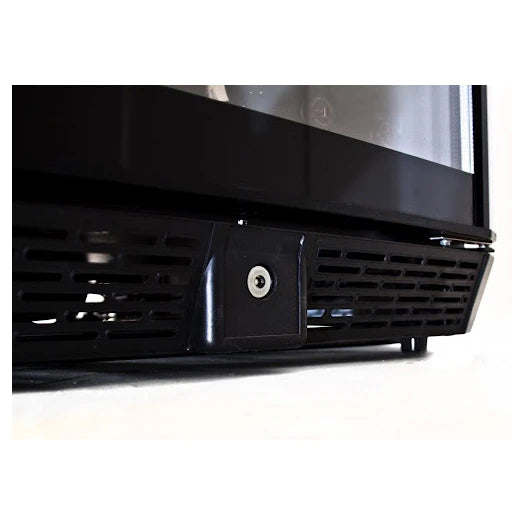 Vinoteca Vinobox V110 GC 1T Black con diseño negro y control digital de temperatura.