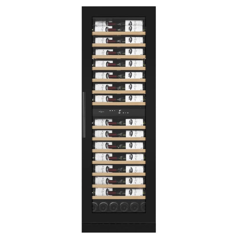 Wine Cooler 120 bottles mQuvée WineCave 187 Anthracite Black Label View