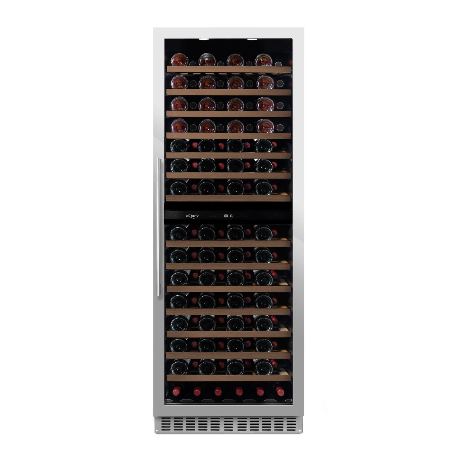 Vinoteca 117 botellas mQuvée WineCave Exclusive 187 Stainless