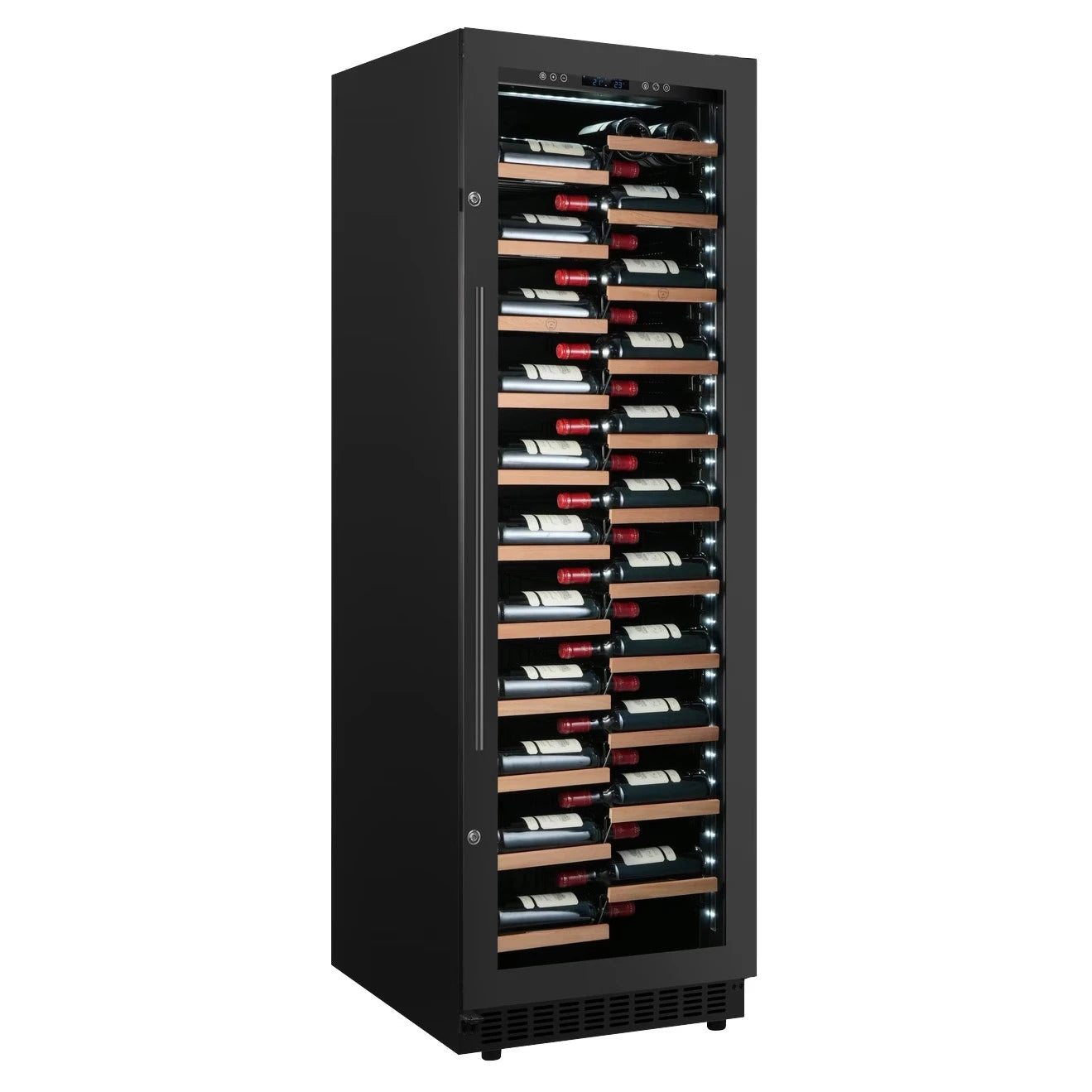 Vinoteca Nestor M Wine con puerta de cristal negro