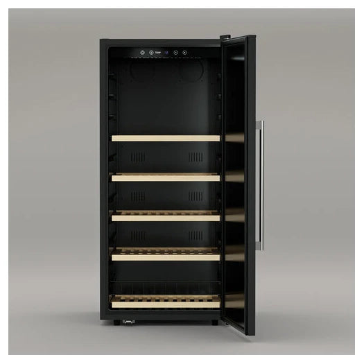 Vinoteca Les Petits Champs CAVV140 con puerta abierta