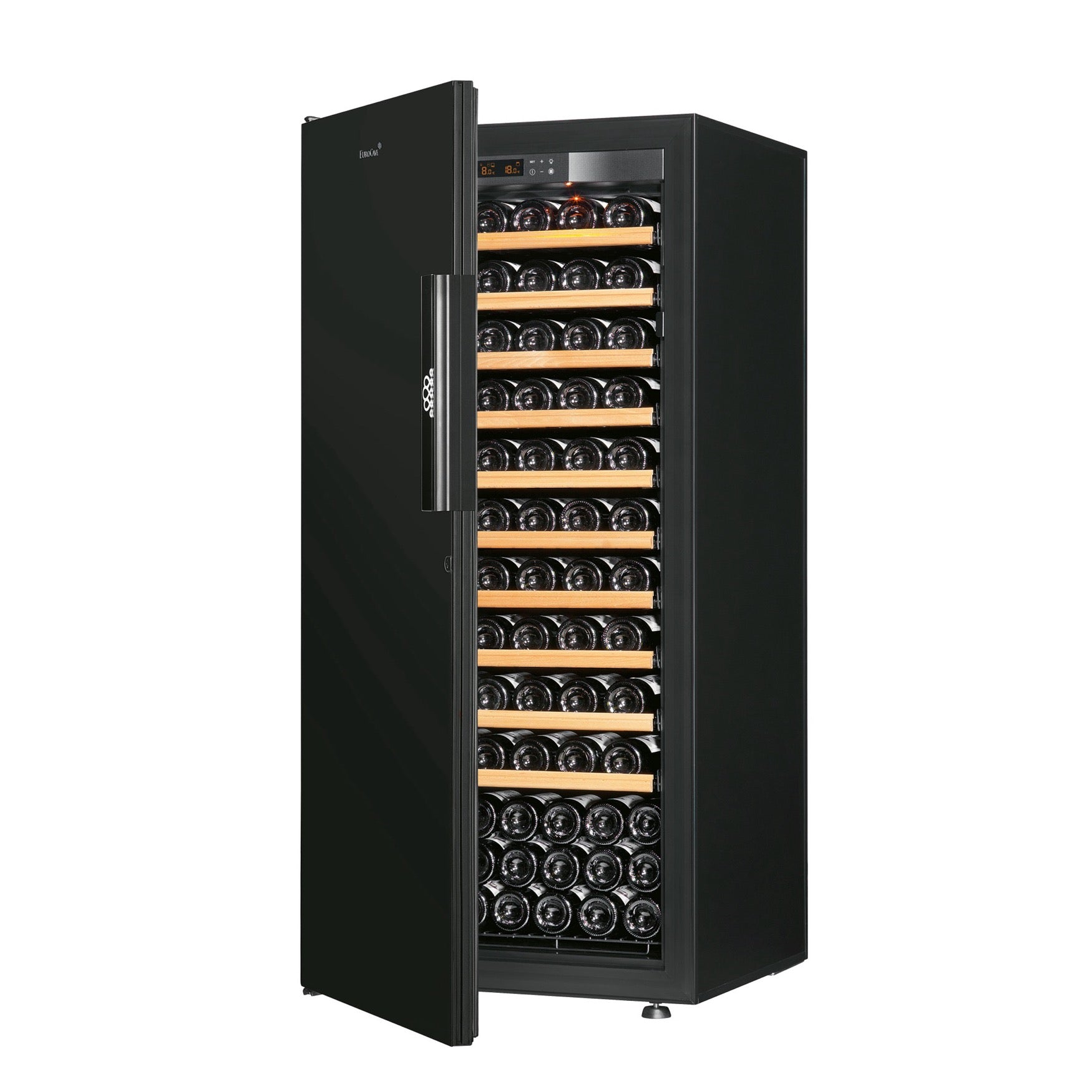 Vinoteca 141 botellas EuroCave Pure MBP10 Multitemperatura Black Piano llena