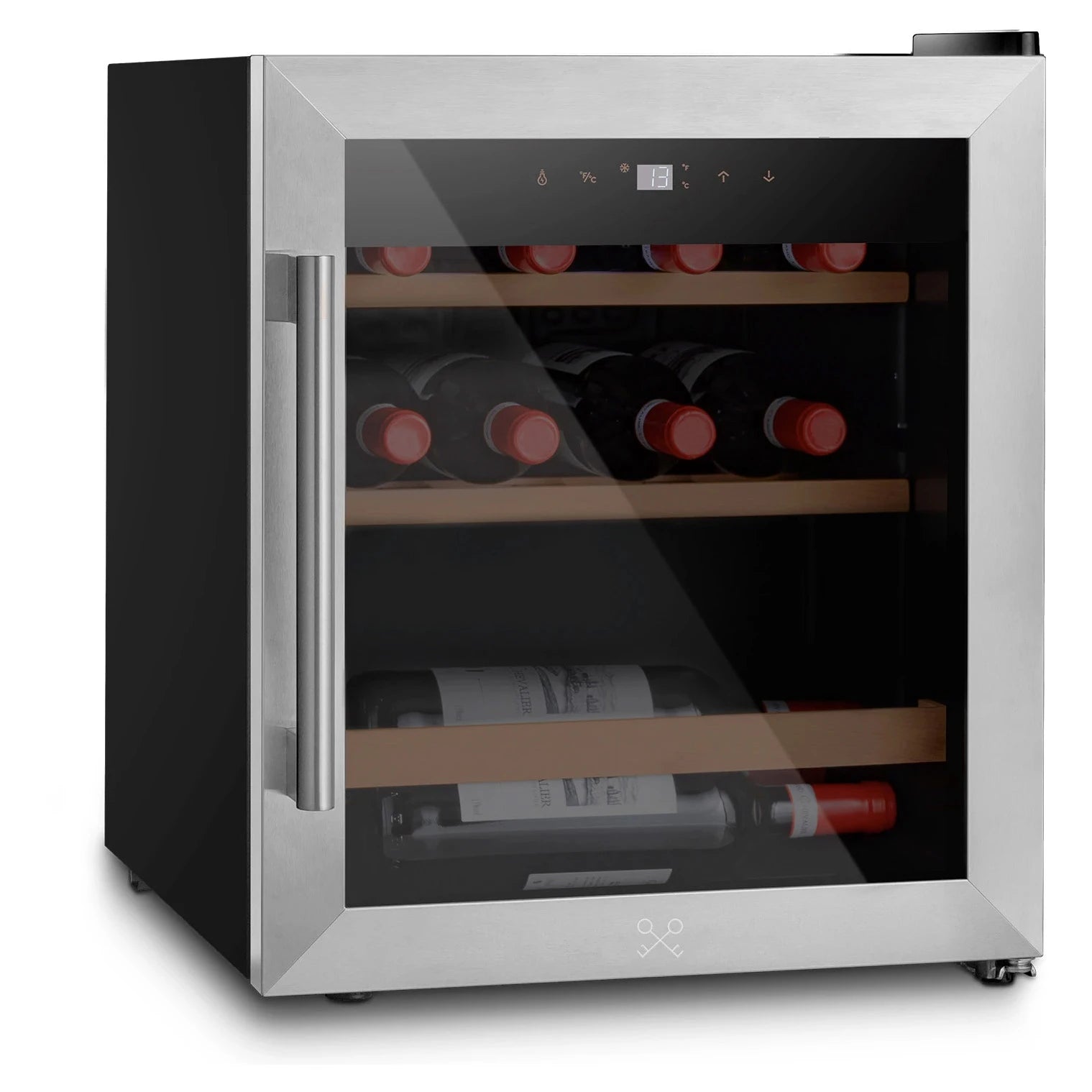 Vinoteca Les Petits Champs CAVC15 abierta con botellas en el interior