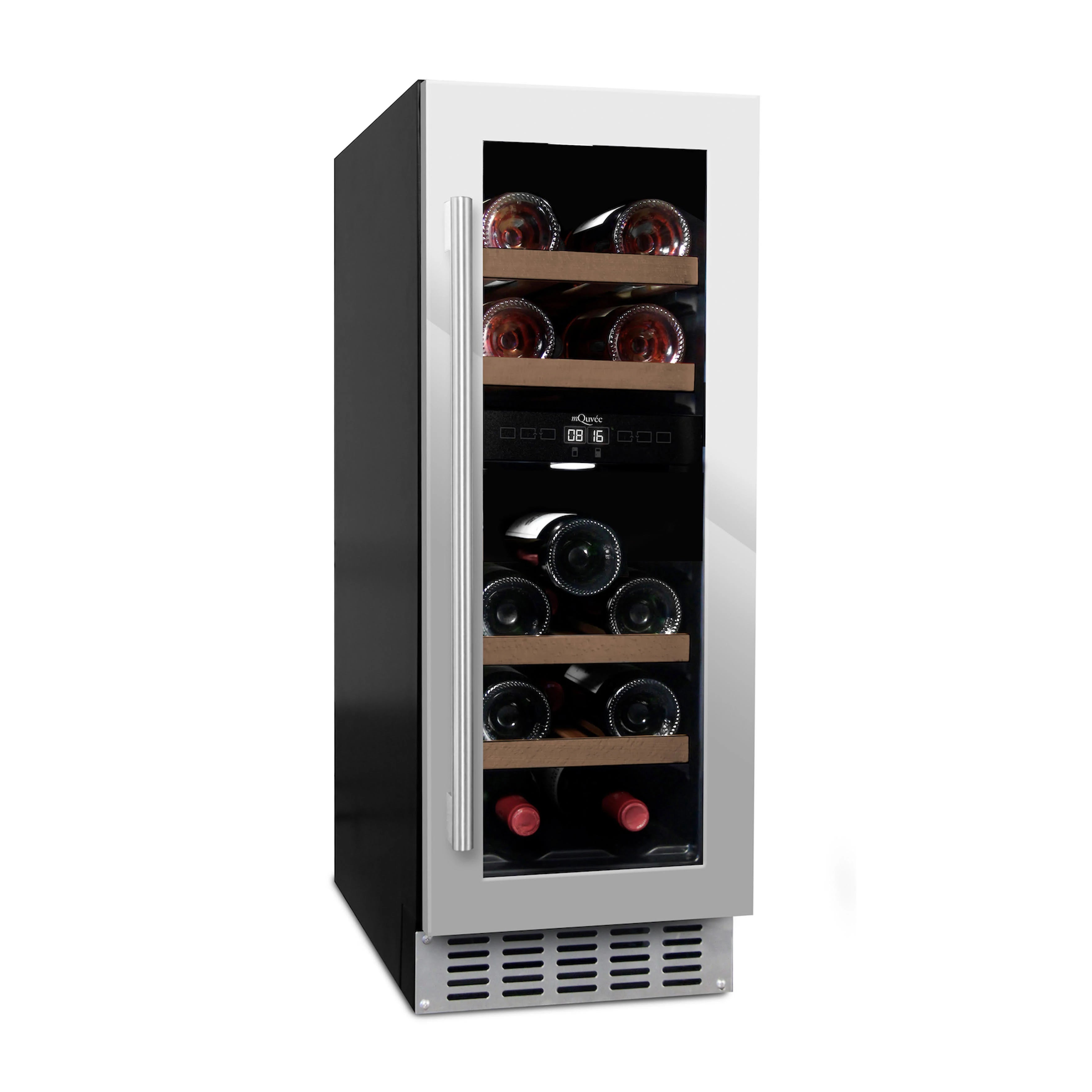 Vinoteca 16 botellas mQuvée WineCave 720 30D Stainless
