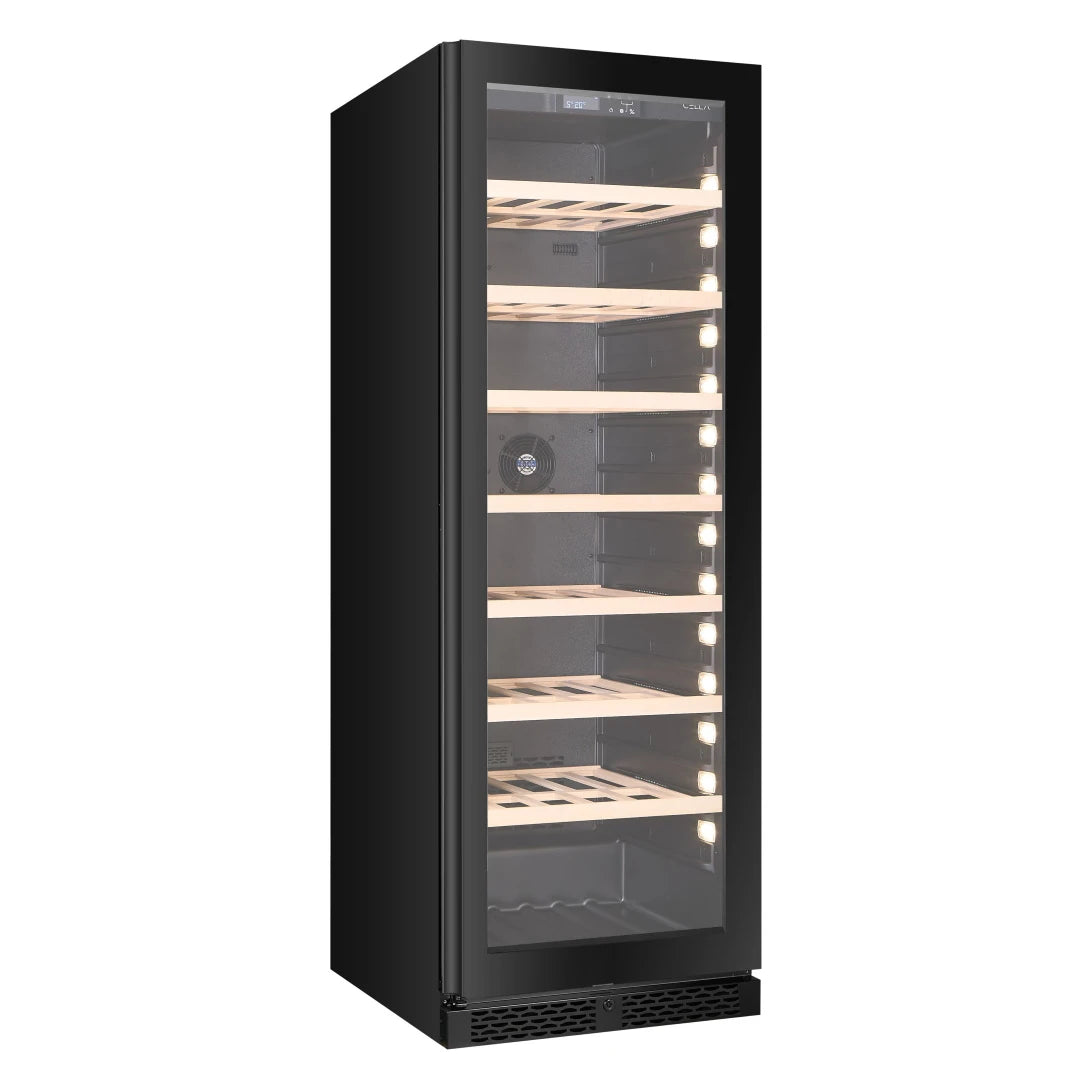 Wine Cooler 161 bottles CELLA W163S Black