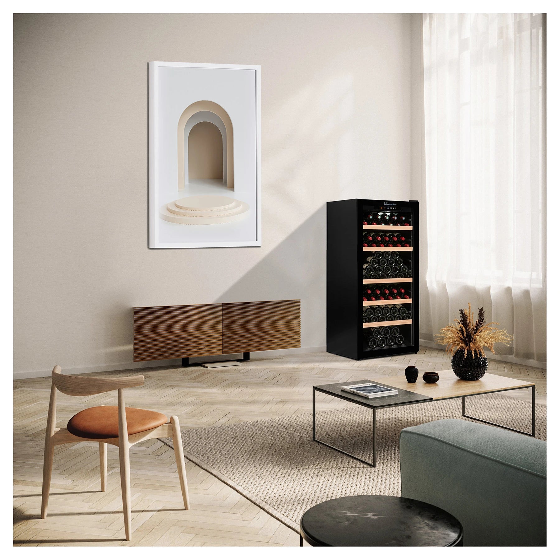 Wine Cooler 165 bottles La Sommelière CTV178