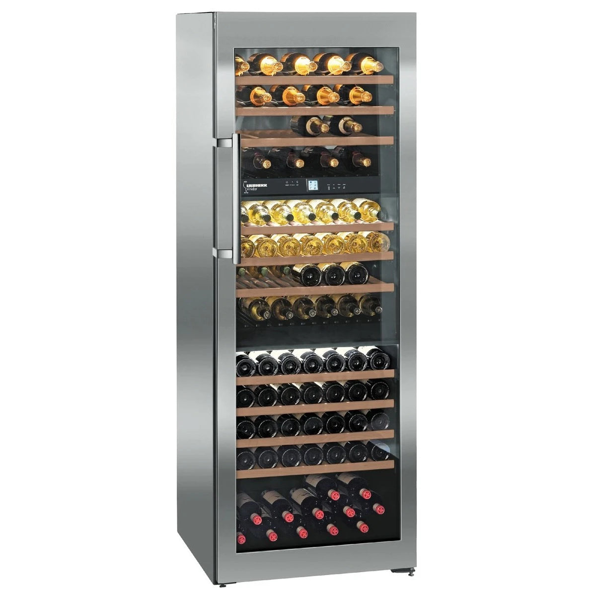 Wine Cooler 178 Bottles Liebherr WTES5872 3 Zone Stainless Steel